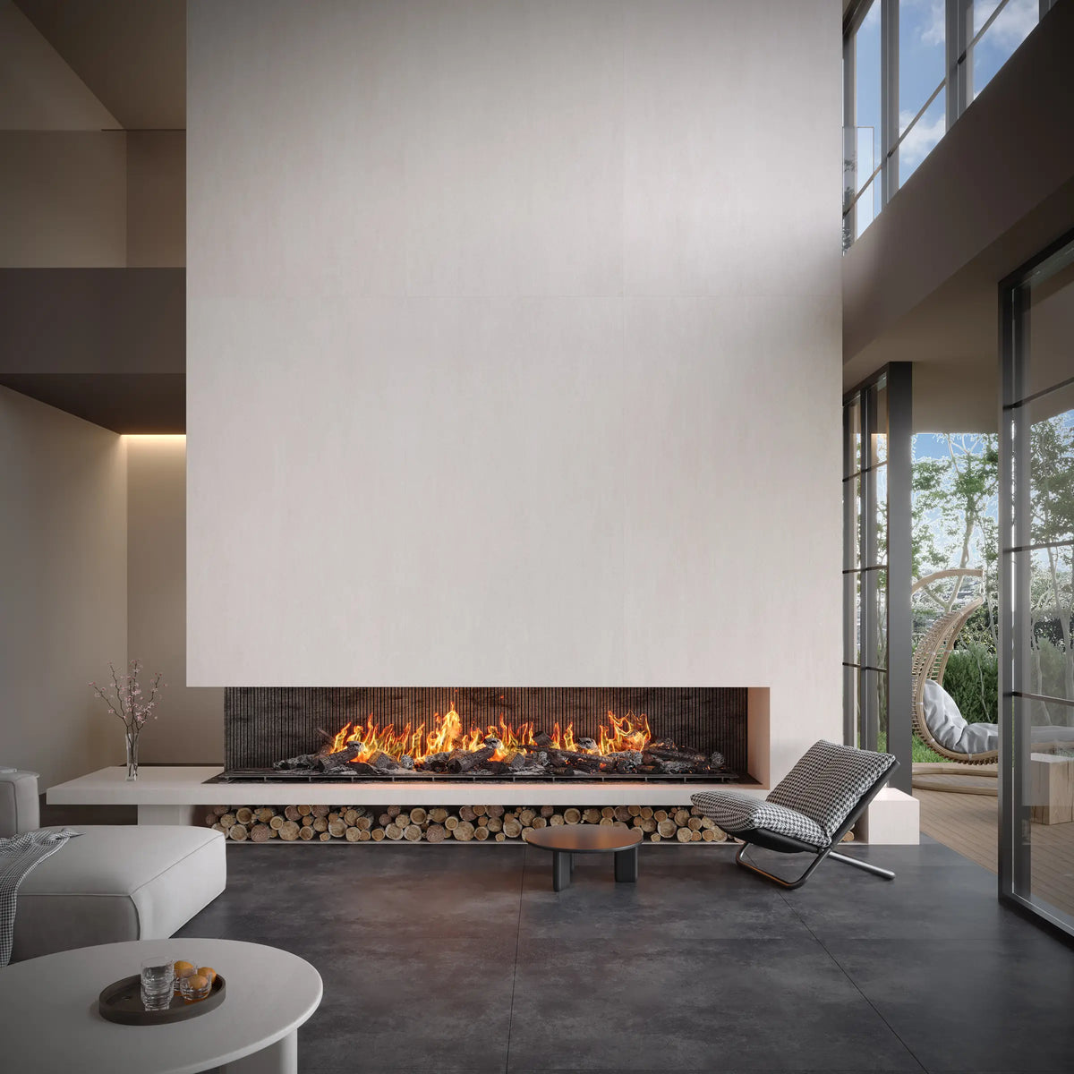 32" x 64" Luce Bone Decor Rectified Matte DF 8.5mm Floor Tile - factory image 2