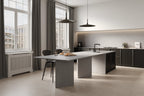 64" x 128" Sara Gray Non-rectified Matte SHP 12mm Porcelain Slab - factory image 2