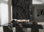 64"x 128" Nero Marquina Porcelain Slab
