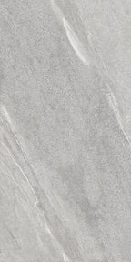 32" x 64" Luton Gray Rectified Matte 8.5mm Floor Tile - factory image 1