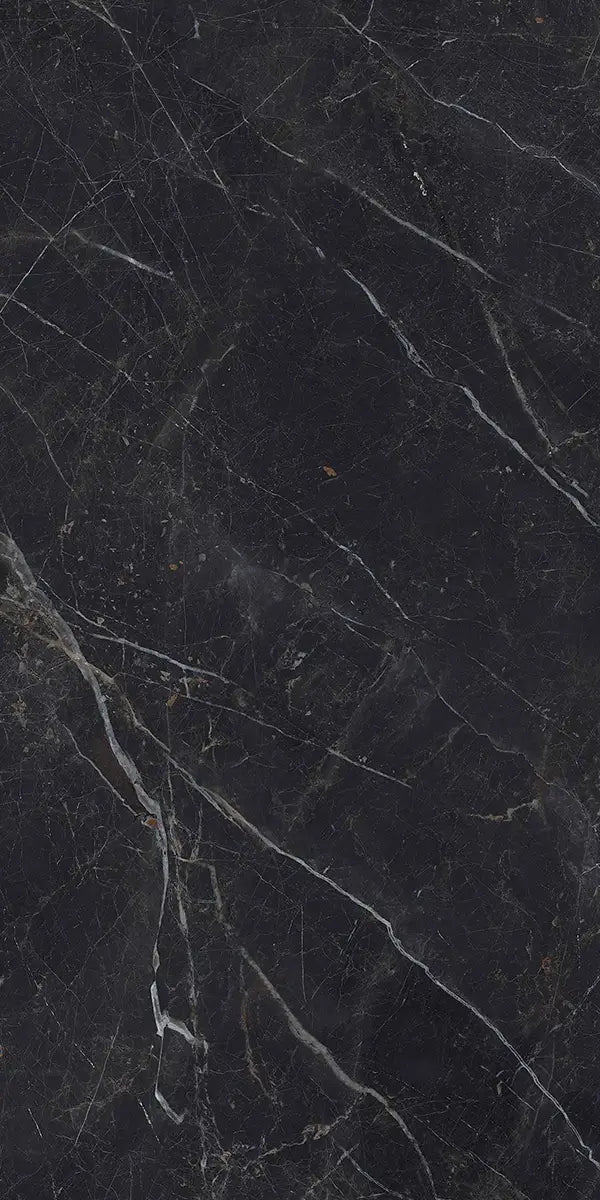 24" x 48" Cosmos Black Crystal Rectified 8mm Floor Tile - factory image 4
