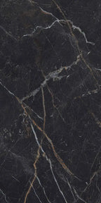 24" x 48" Cosmos Black Crystal Rectified 8mm Floor Tile - factory image 5