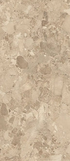 48" x 110" Brera Taupe Rectified Matte DF 6mm Porcelain Slab - factory image 3