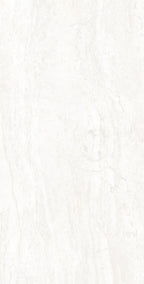 24" x 48" Linea White Rectified Matte DF 8mm Floor Tile - factory image 3