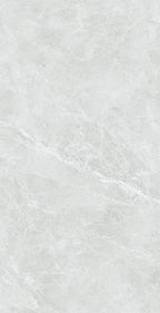 32" x 64" Swan Light Gray Rectified Polished Nano 8.5mm Floor Tile - factory image 2