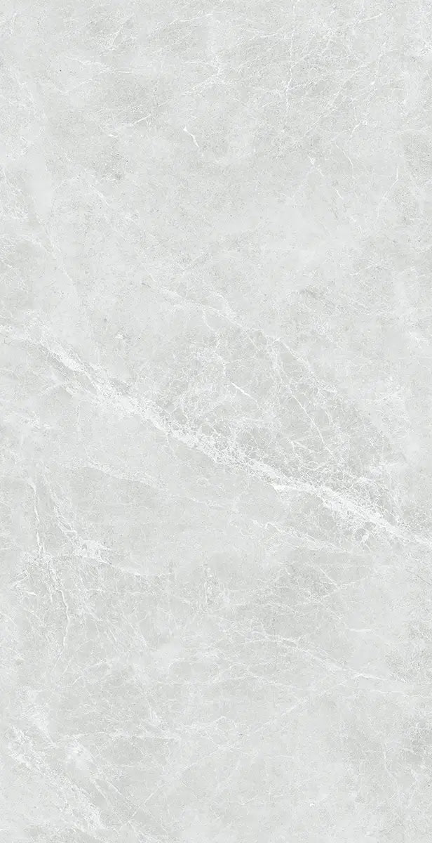 32" x 64" Swan Light Gray Rectified Polished Nano 8.5mm Floor Tile - factory image 2