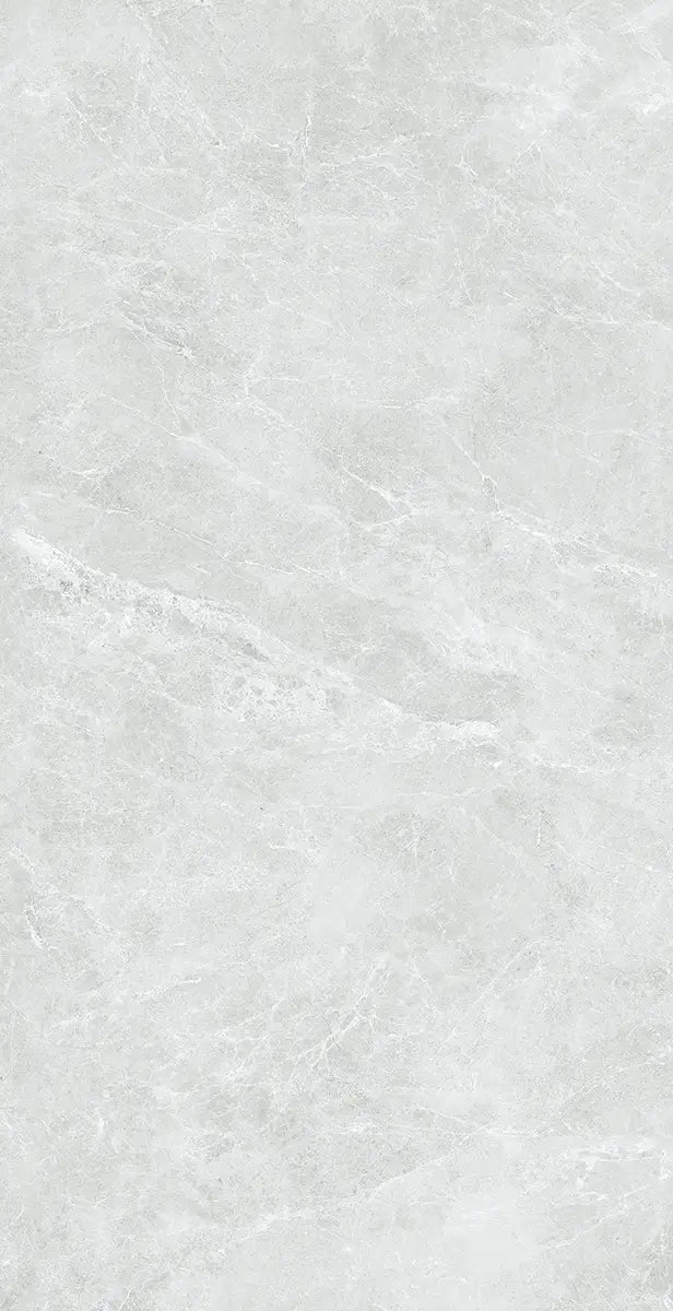 32" x 64" Swan Light Gray Rectified Polished Nano 8.5mm Floor Tile - factory image 4