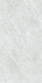 32" x 64" Swan Light Gray Rectified Polished Nano 8.5mm Floor Tile - factory image 5