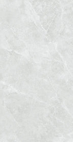 32" x 64" Swan Light Gray Rectified Polished Nano 8.5mm Floor Tile - factory image 1