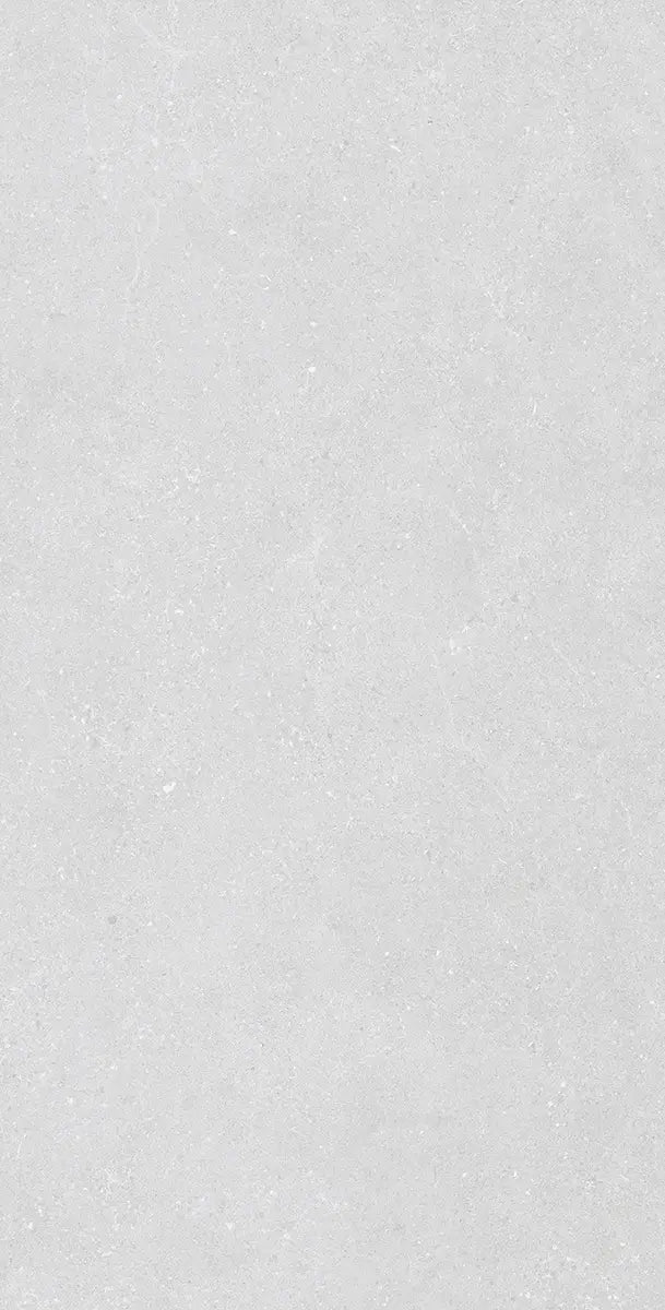 Padova White 24″ × 48″ matte porcelain tile, face 4 — white cement look