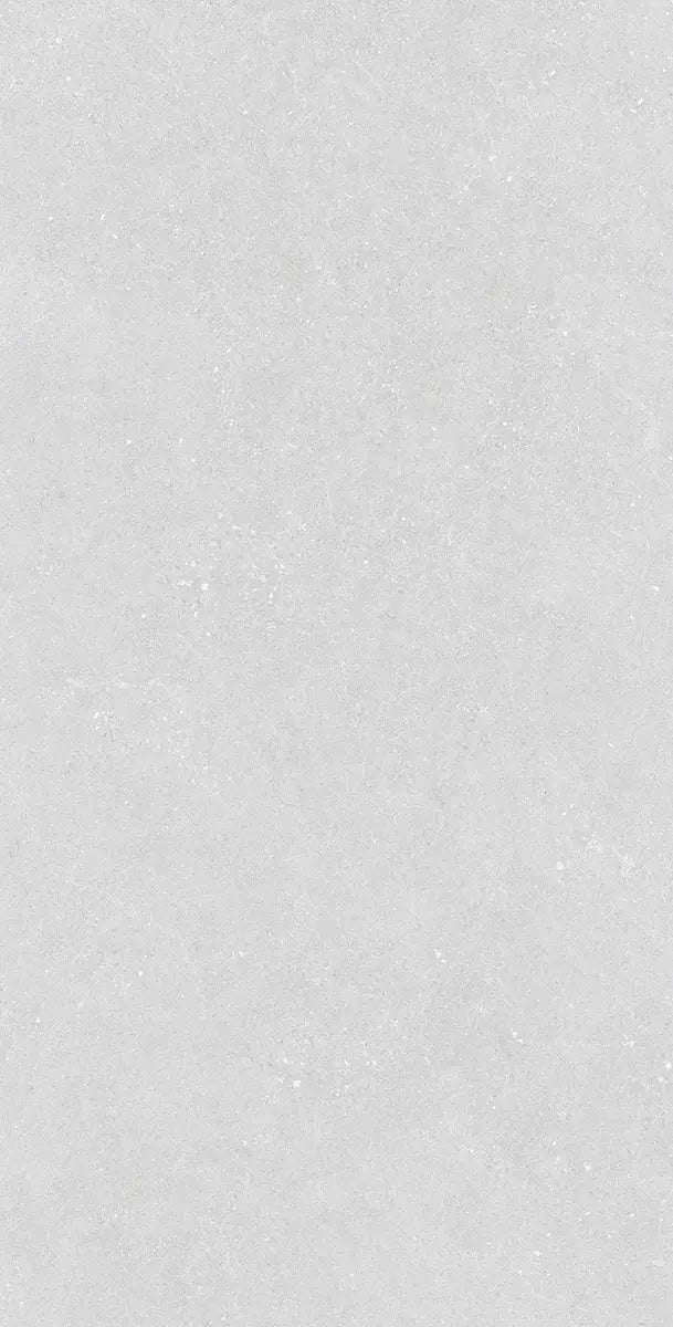 Padova White 24″ × 48″ matte porcelain tile, face 5 — white cement look