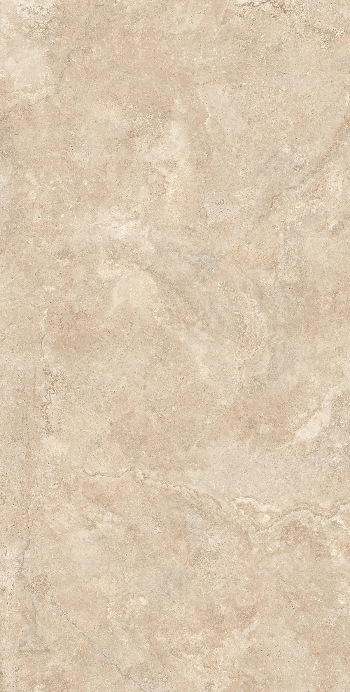 64" x 128" Pura Cross Beige Non-rectified Matte SHP 12mm Porcelain Slab - factory image 1