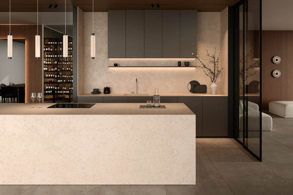 32" x 64" Luce Bone Rectified Matte DF 8.5mm Floor Tile - factory image 6
