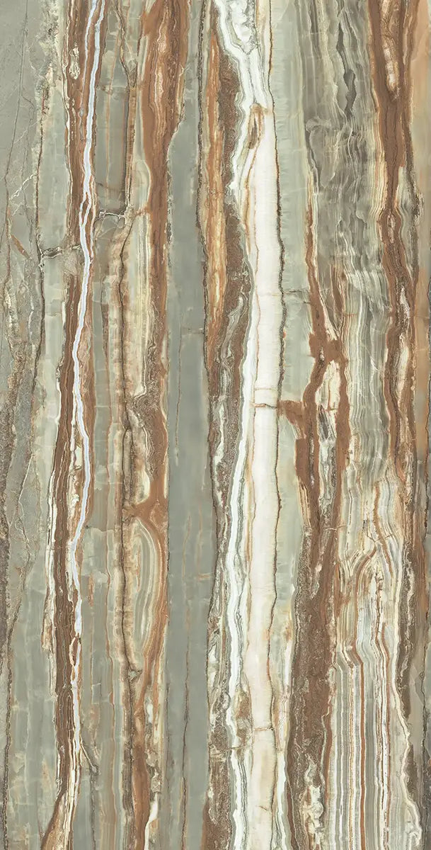 64" x 128" Olivera Non-rectified 12mm Porcelain Slab - factory image 1