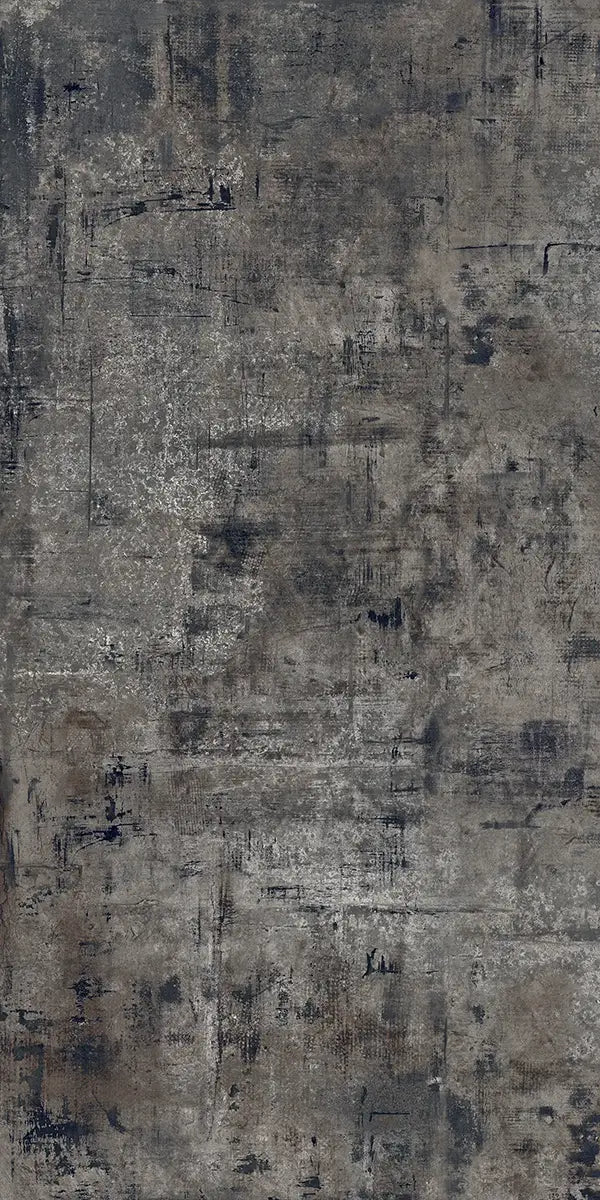 64" x 128" Stratium Anthracite Non-rectified Matte 12mm Porcelain Slab - factory image 1