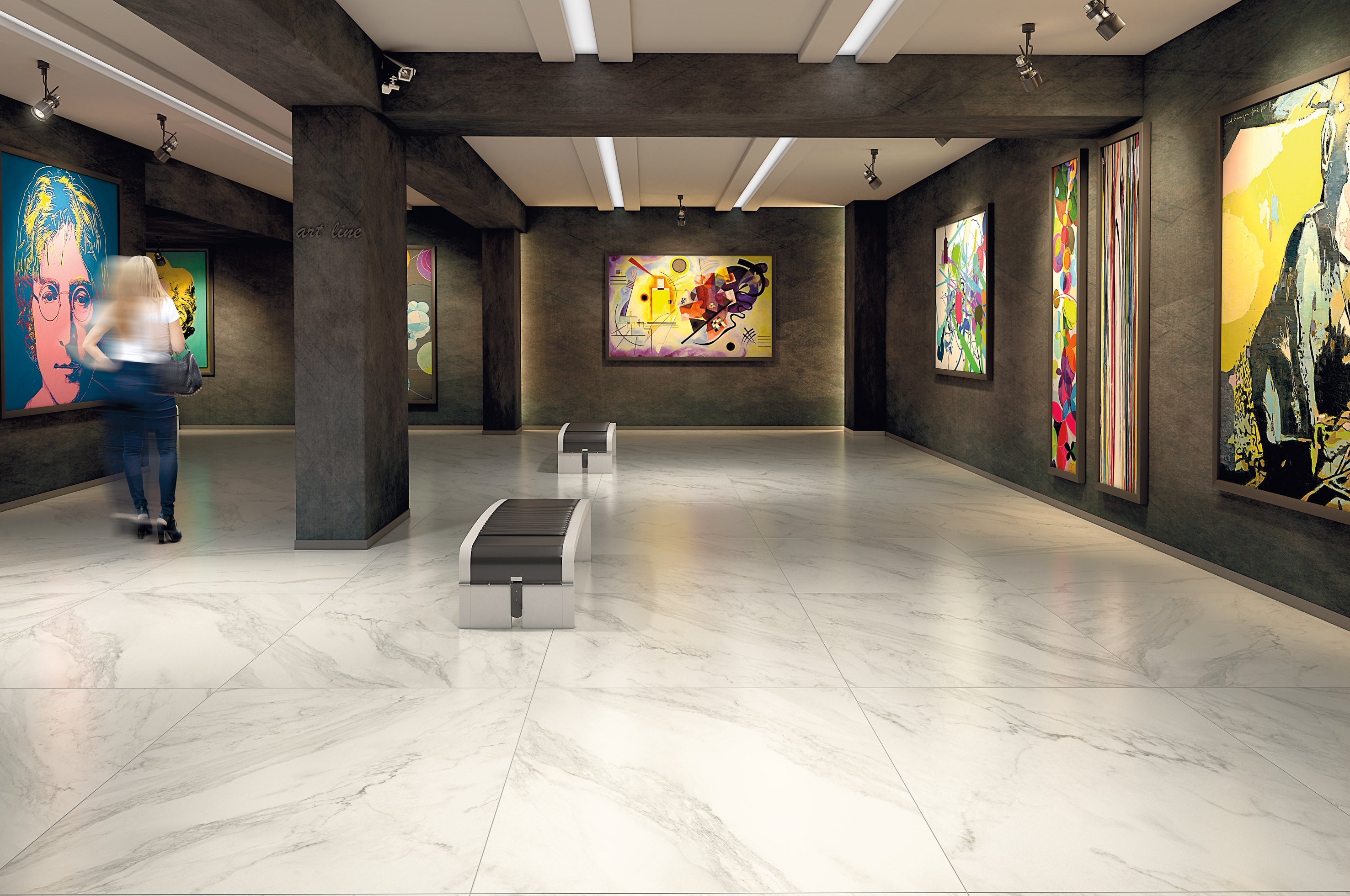 48"x48" Armada Polished Rectified Polished Porcelain Tile