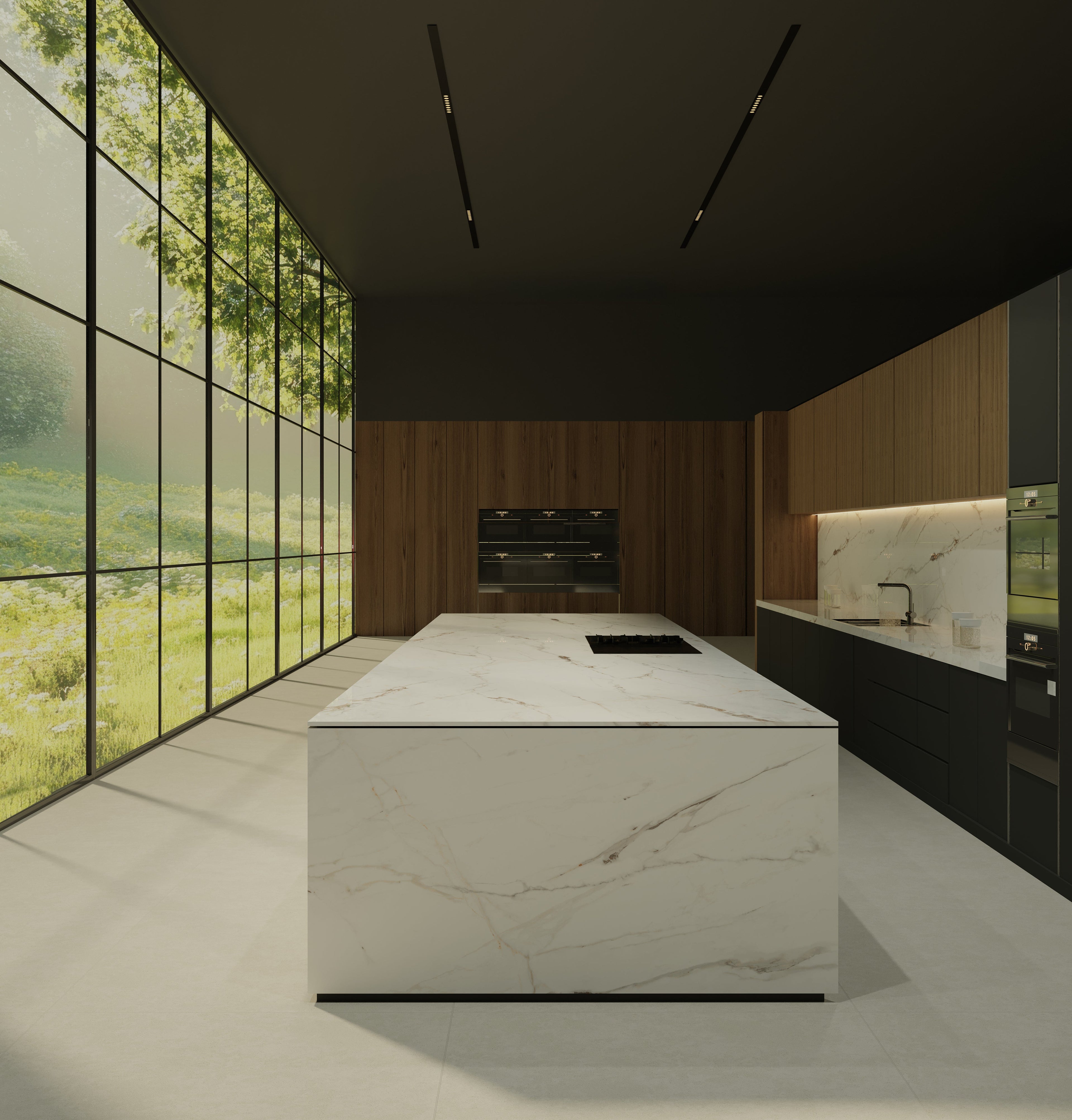 64"x 128" Breccia Capraia Porcelain Slab