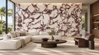 48"x110" Calacatta Violet Polished Rectified 6MM