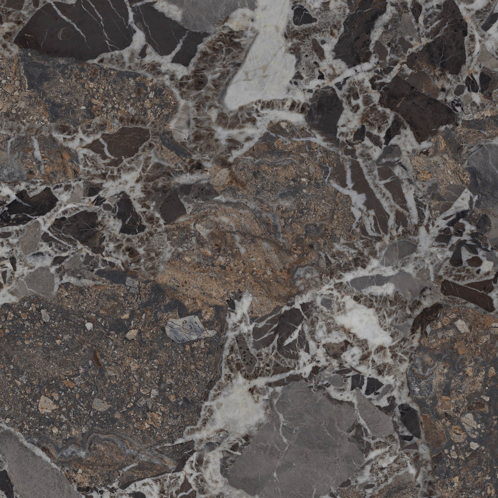 64"x 128" Grainstone Brown Porcelain Slab