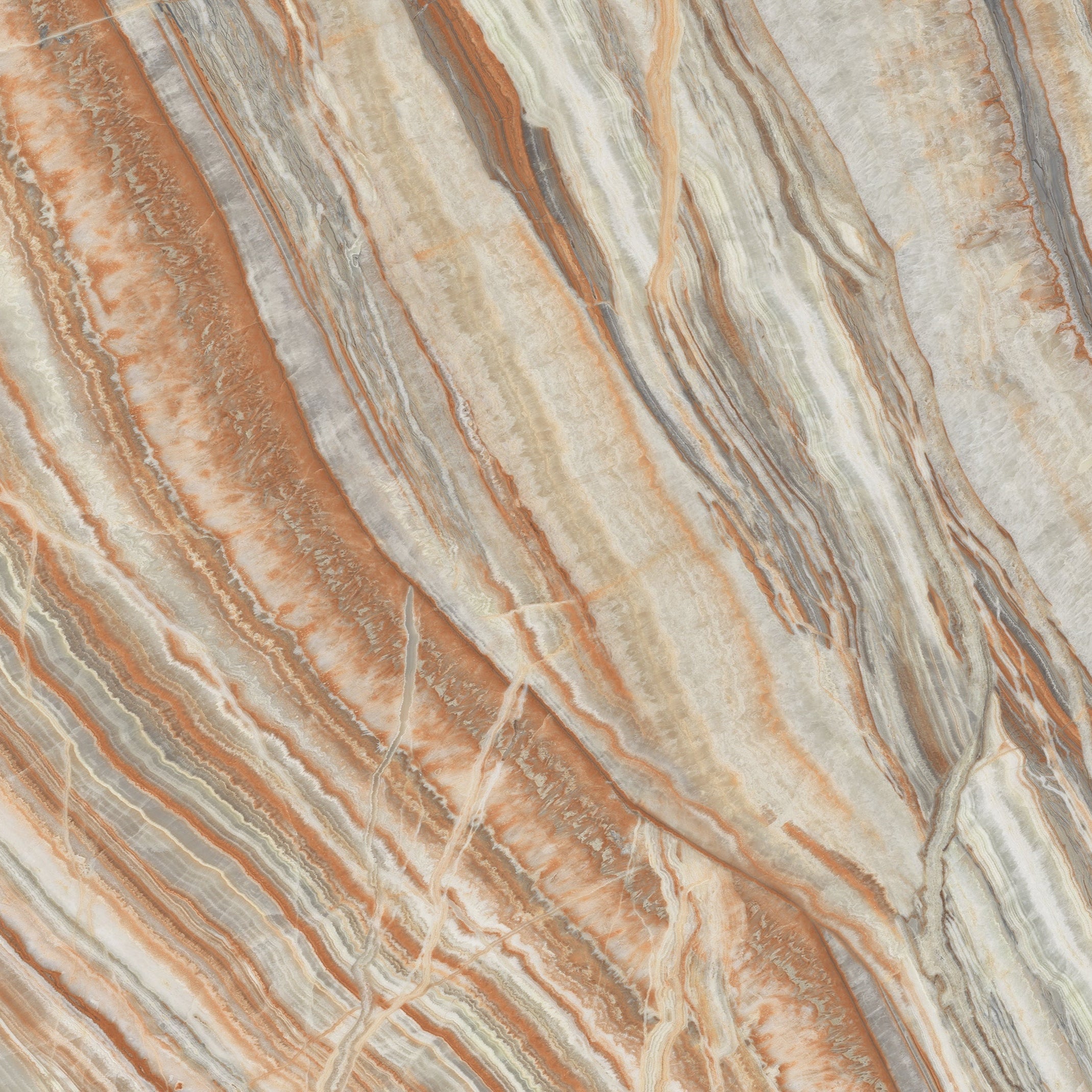 64"x 128" Onice Rainbow Porcelain Slab