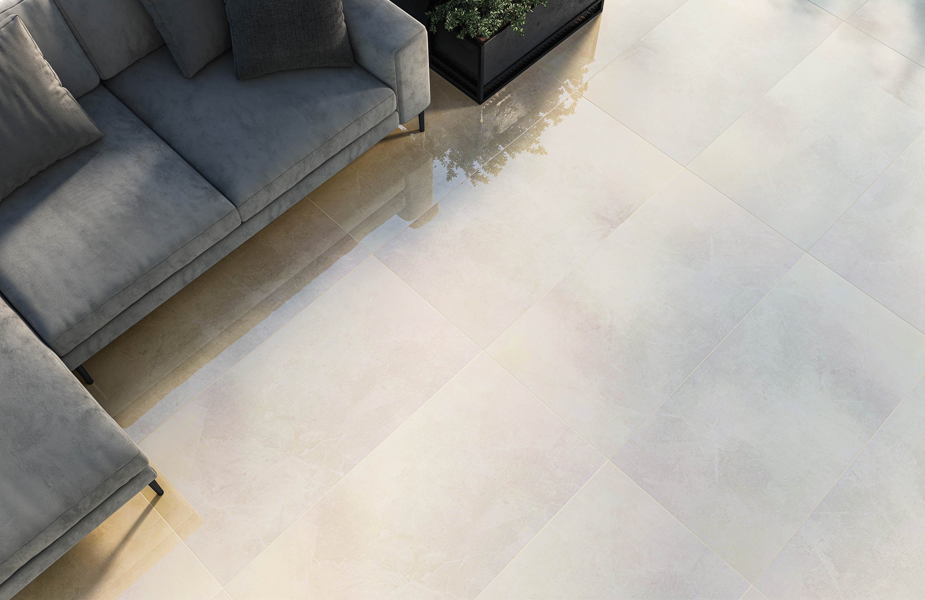 24"x48" Pulpis Prime Light Gray Rectified Polished Porcelain Tile