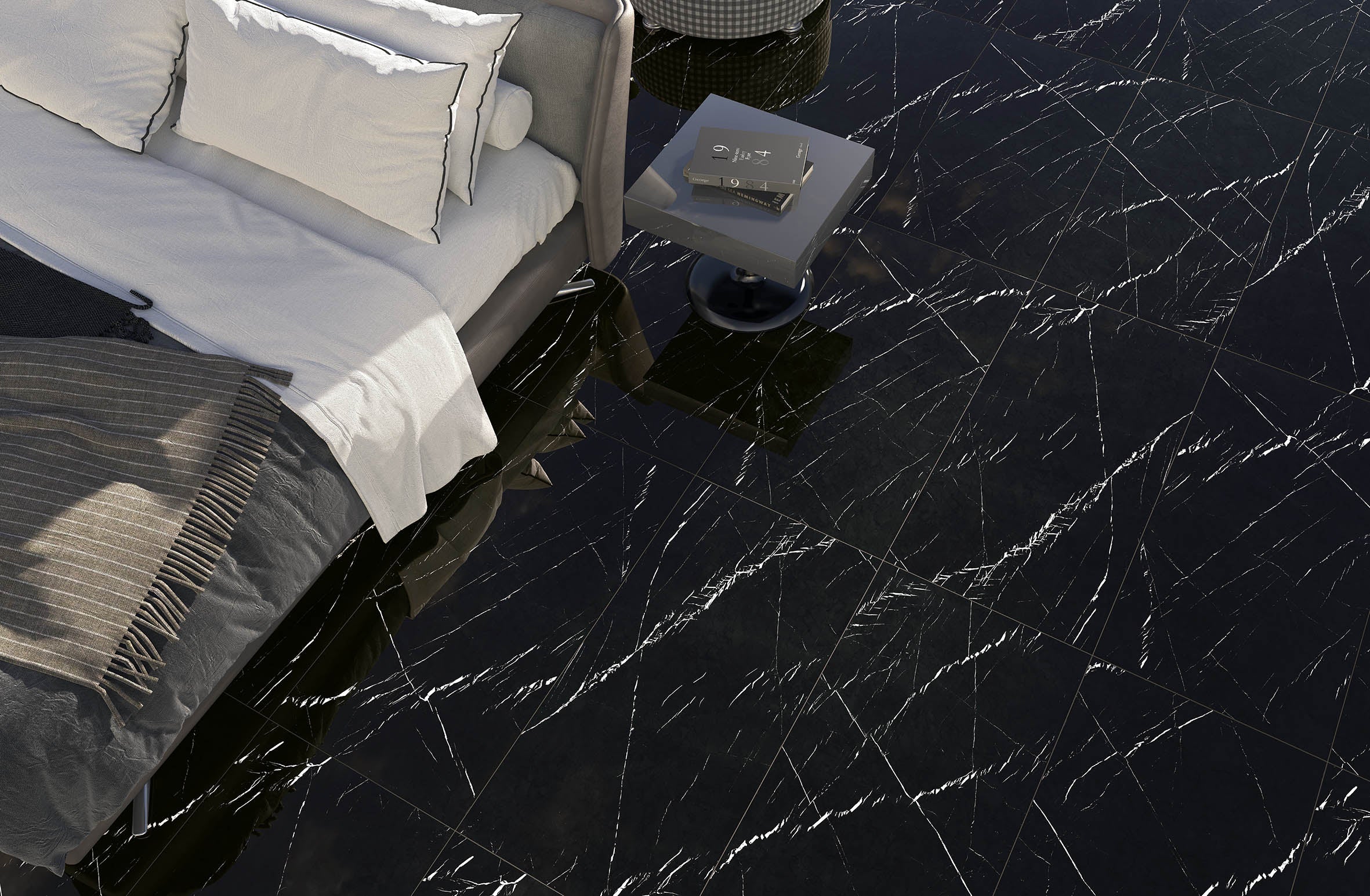 24"x48" Royal Pietra Crystal Rectified Polished Porcelain Tile