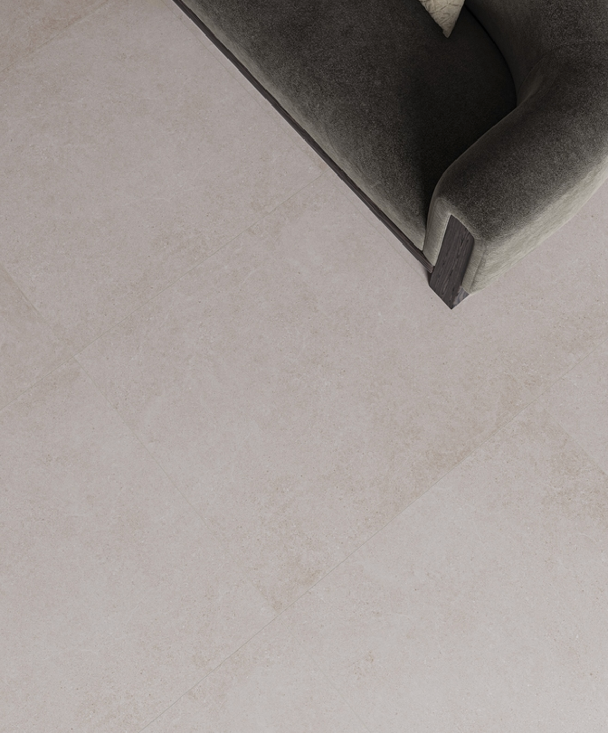 48"x48" Padova Bone Rectified Matte Porcelain Tile