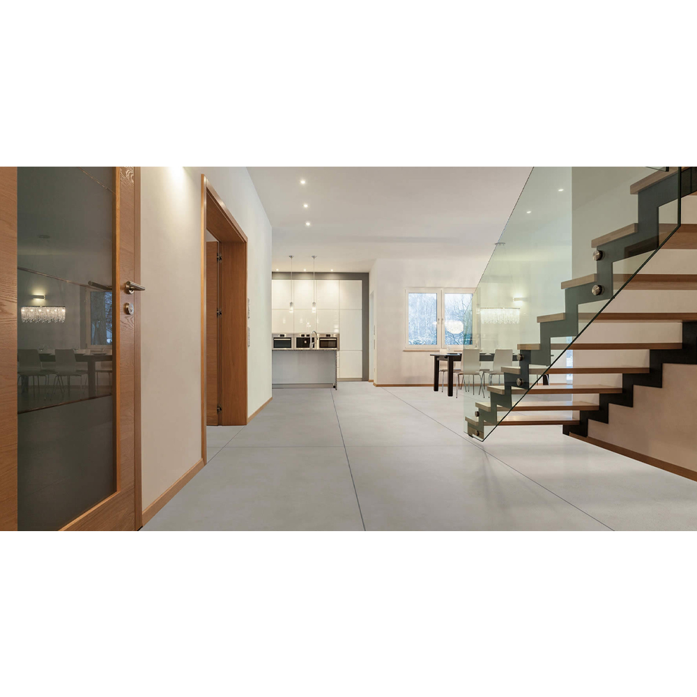 24"x24" Vista Gray Rectified Matte Porcelain Tile