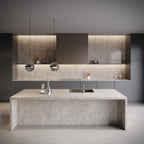 64"x 128" Vista Lead Grey Porcelain Slab