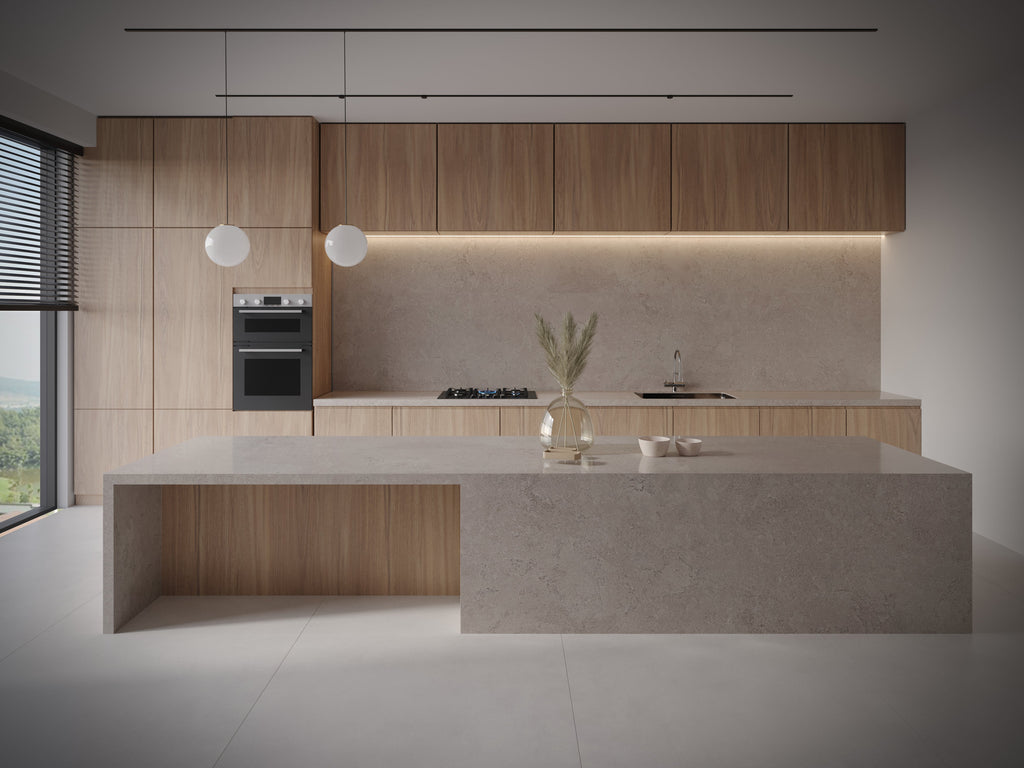 64"x 128" Portland Beige Porcelain Slabs