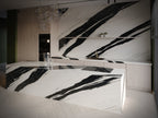 64"x 128" Panda White Porcelain Slab
