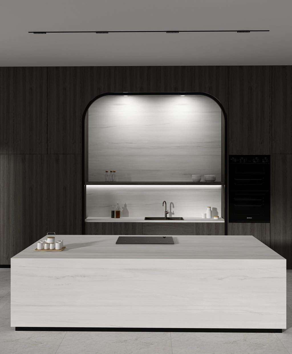 64"x 128" Dolomit Porcelain Slab