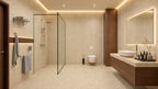 48" x 48" Pura Cross Ivory Rectified Matte SHP 8.5mm Floor Tile - factory image 6