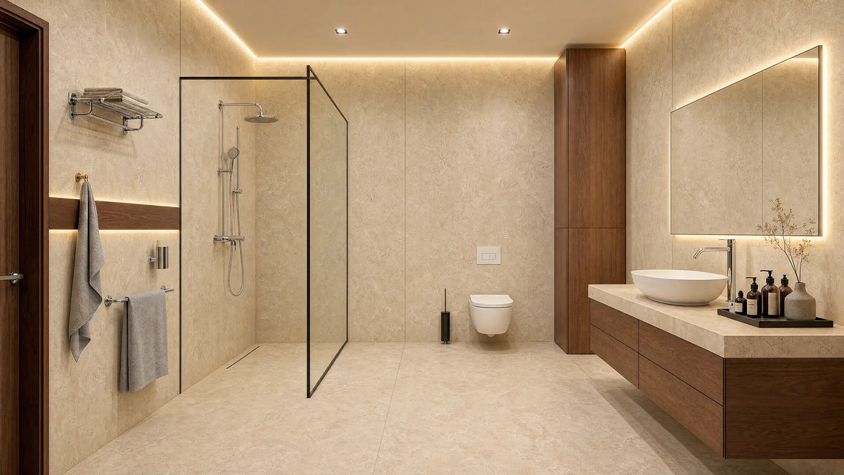 48" x 48" Pura Cross Ivory Rectified Matte SHP 8.5mm Floor Tile - factory image 6