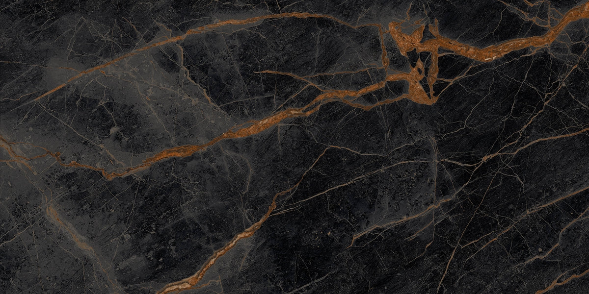 24" x 48" Ares Carbon DF Rectified Lappato — factory tile face