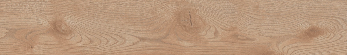 8" x 48" Acadia Oak Rectified — factory tile face