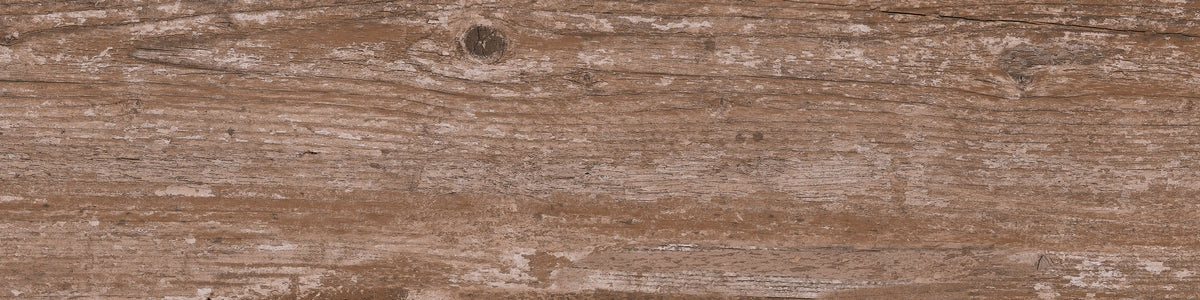 6" x 24" Vintage Caramel — factory tile face