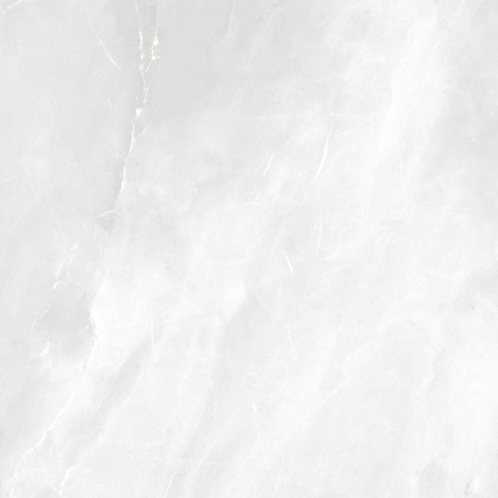 48"x48" Messina White Rectified Polished Porcelain Tile
