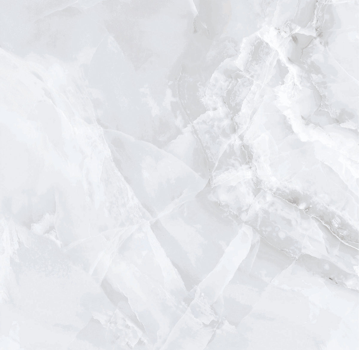 48"x48" Marea White Rectified Matte Porcelain Tile