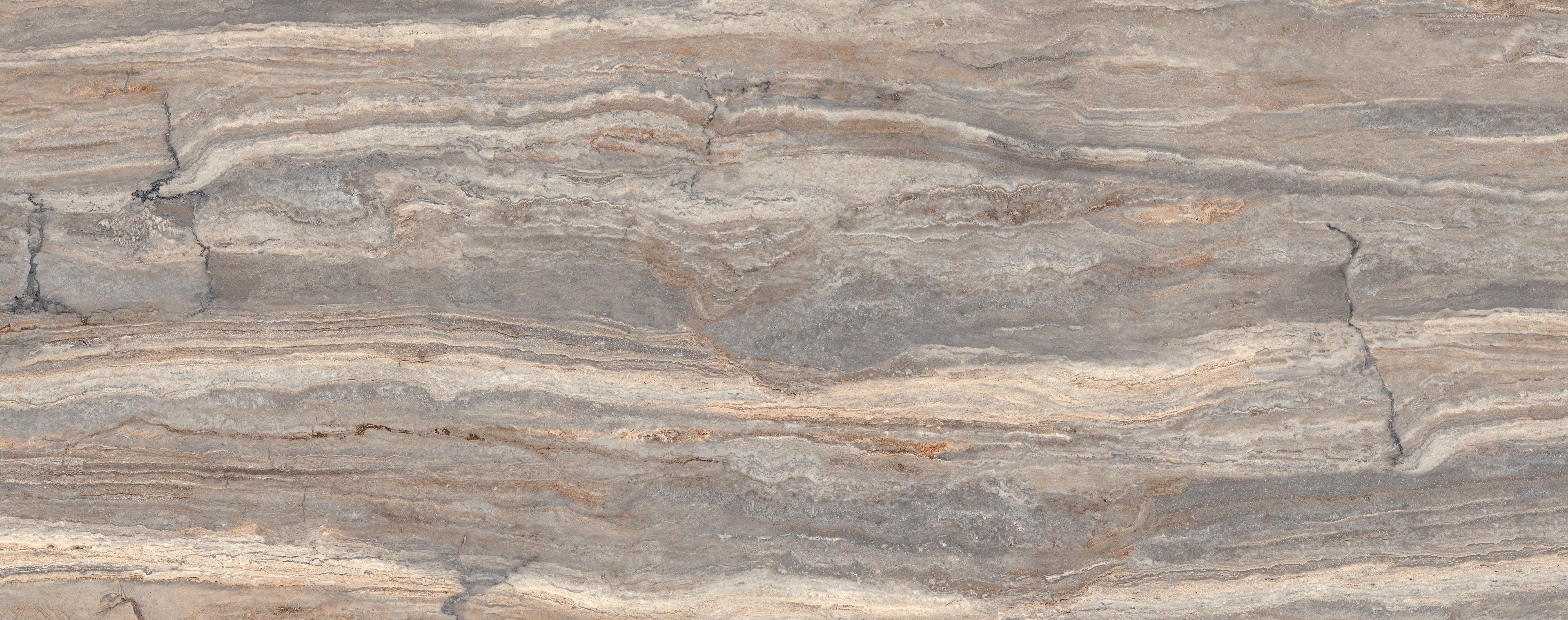 48"x110" Travertino Capriche DF Matte Rectified 6MM