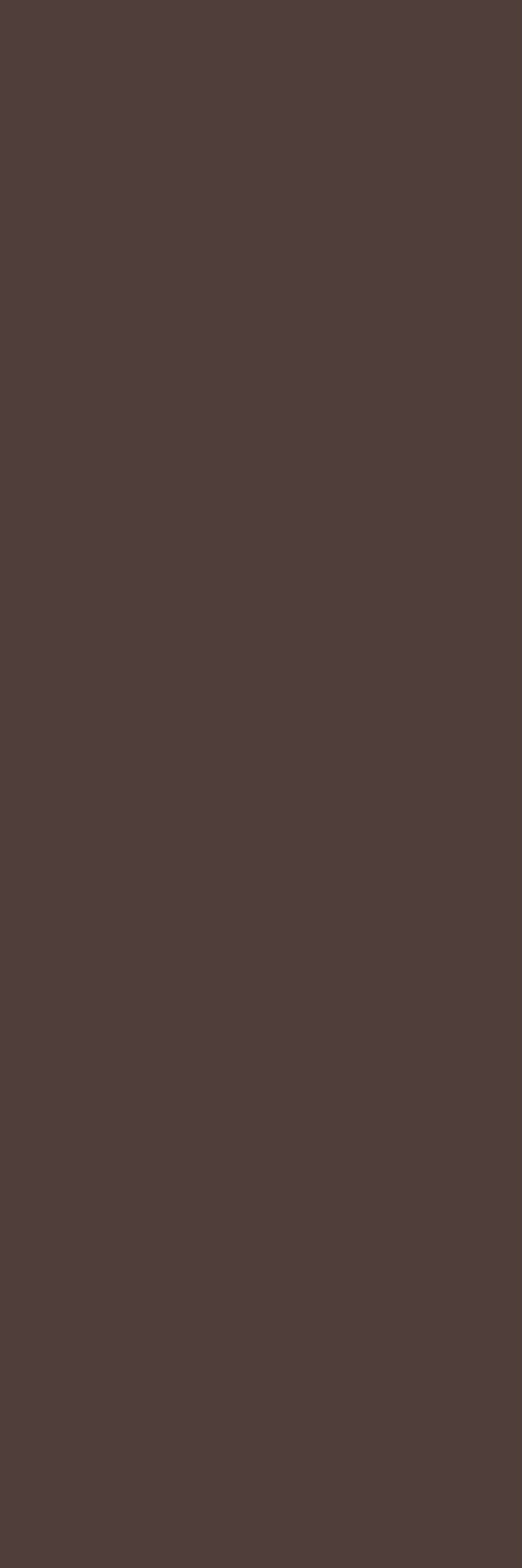 48"x118" Solid Matte Brown Rectified 3mm Slim