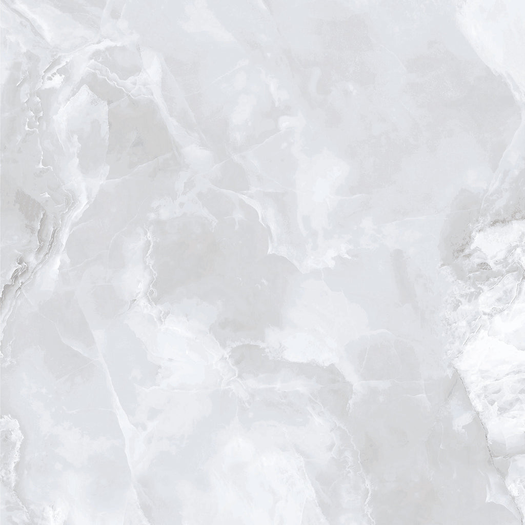 48"x48" Marea White Rectified Matte Porcelain Tile