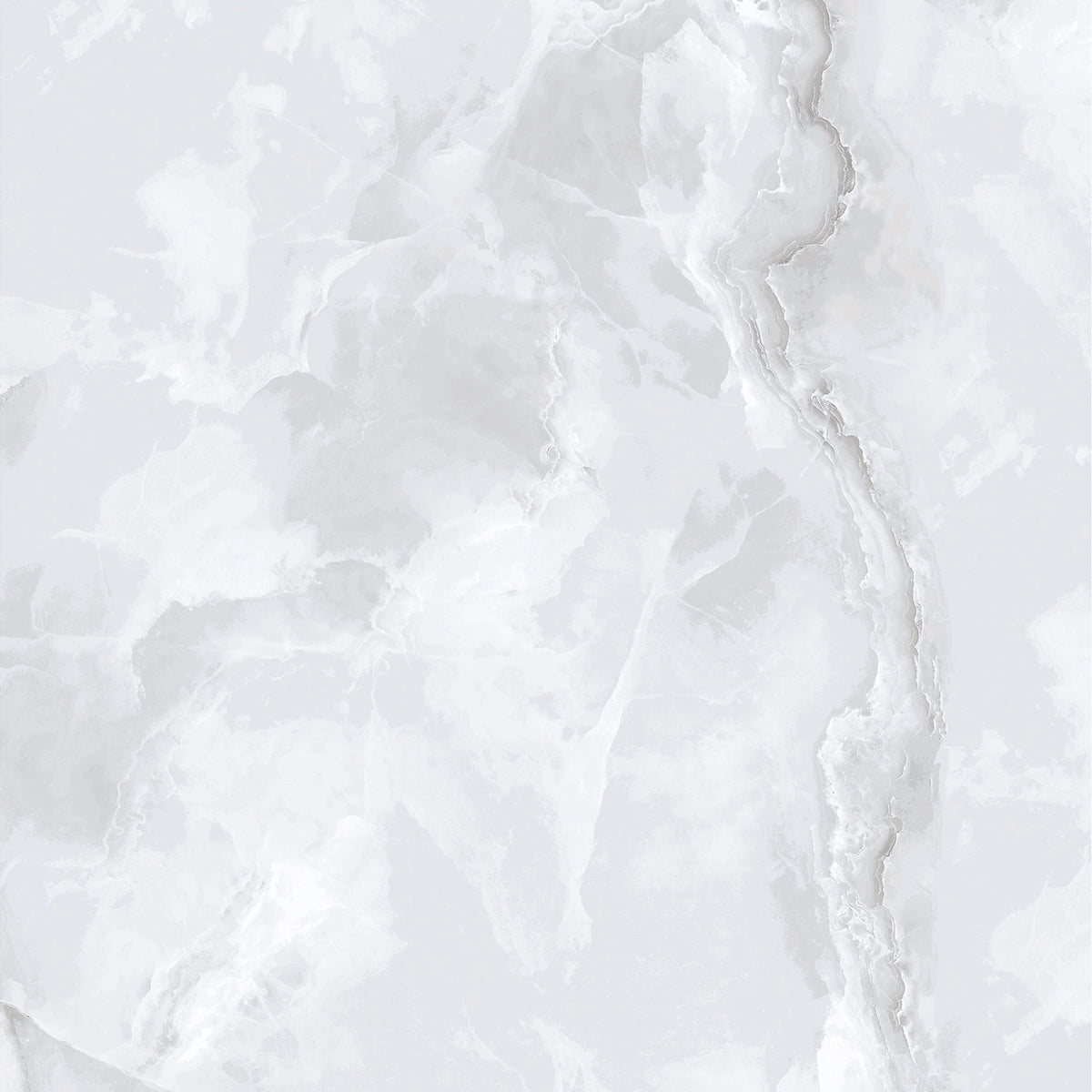 48"x48" Marea White Rectified Matte Porcelain Tile