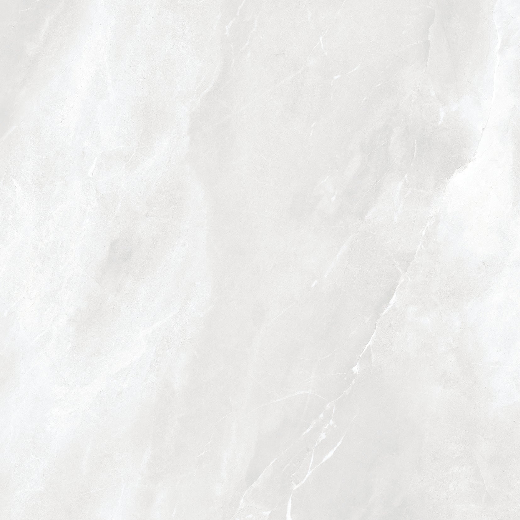 48"x48" Messina White Rectified Polished Porcelain Tile
