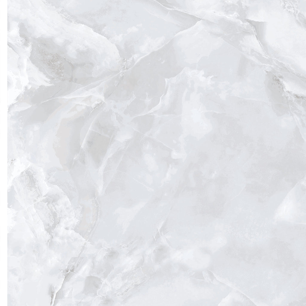 48"x48" Marea White Rectified Matte Porcelain Tile