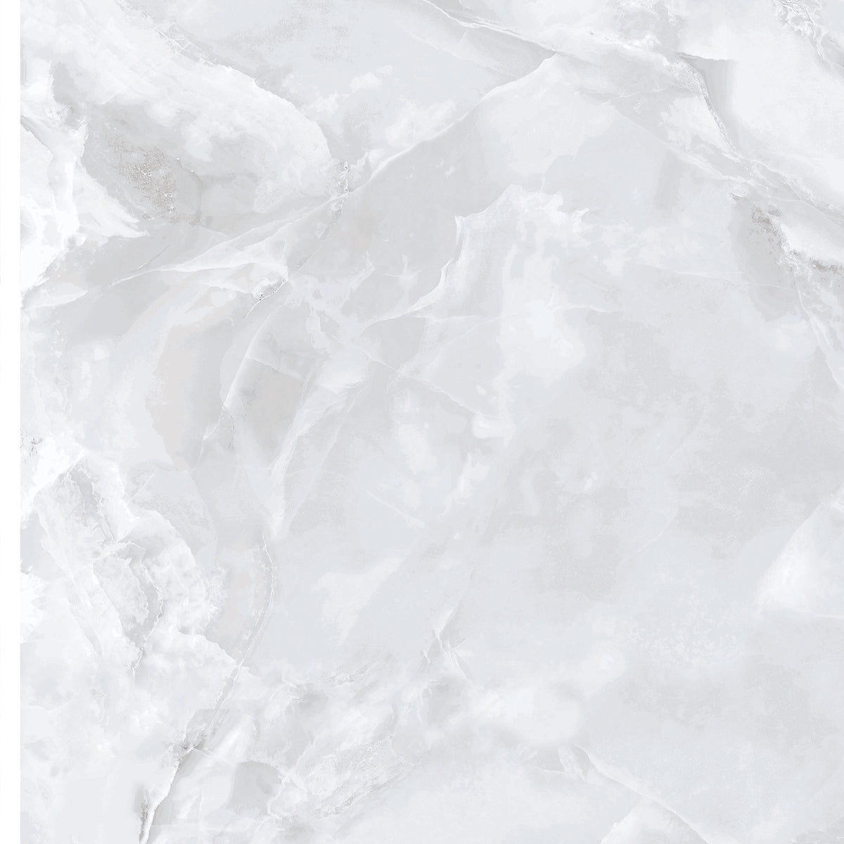 48"x48" Marea White Rectified Matte Porcelain Tile