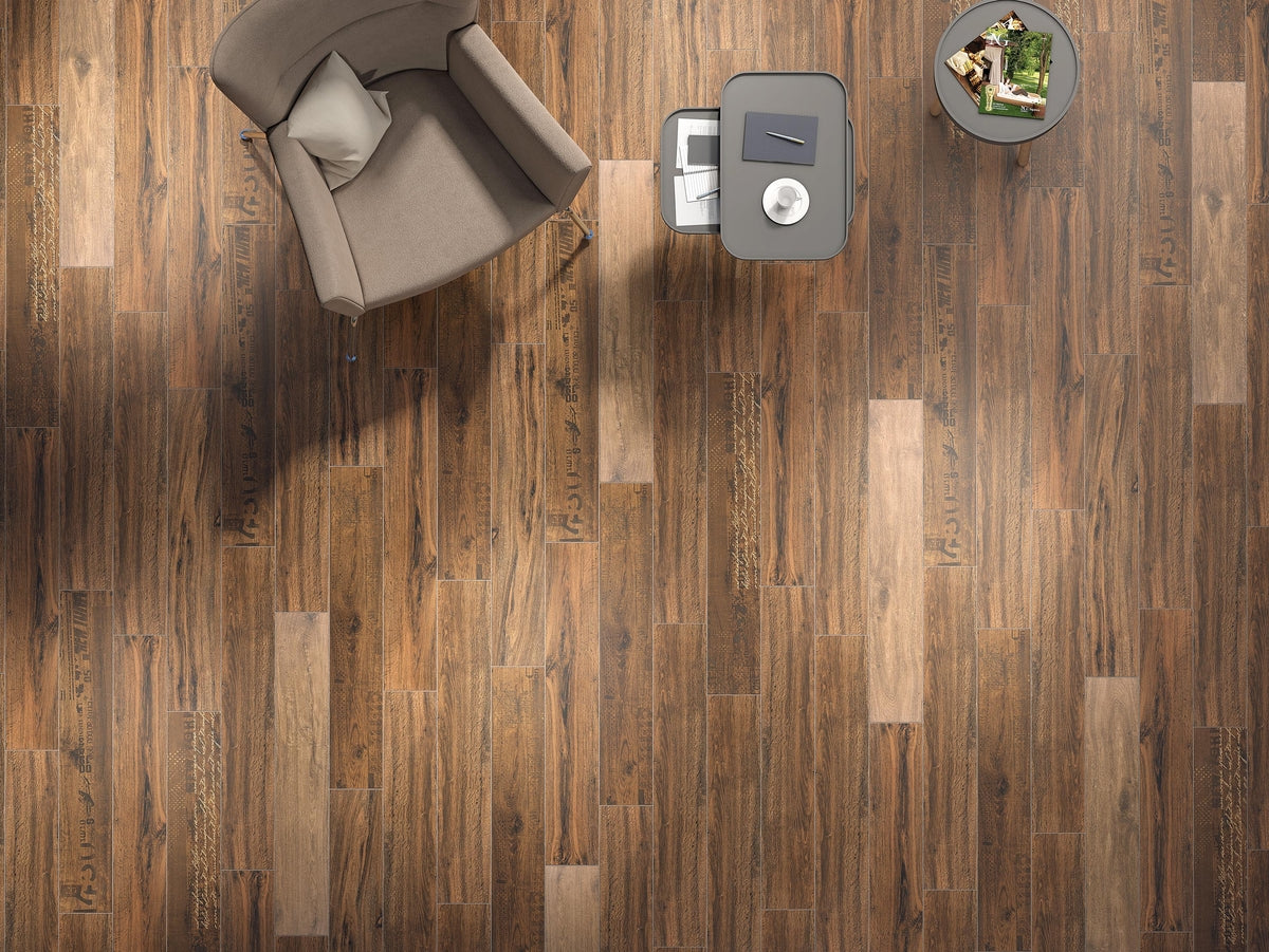 Rovere Walnut — factory room scene