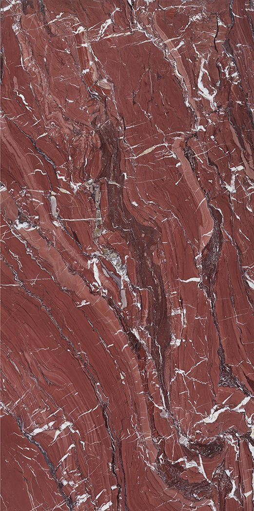 64"x128" Rosso Cardinale Porcelain Slab