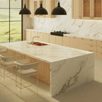 64"x 128" Victoria Gold Porcelain Slab