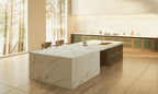 64"x 128" White Forest Porcelain Slab
